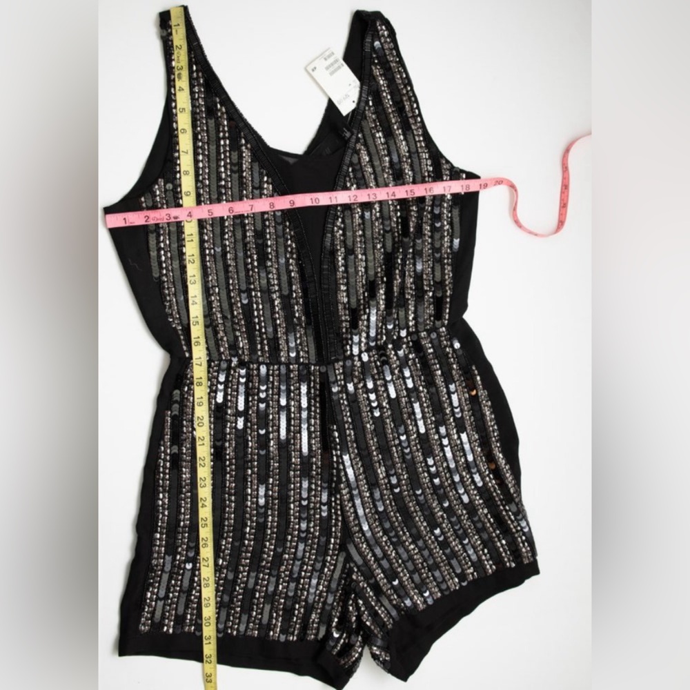H&M Black Sequin Romper - Picture 3 of 4